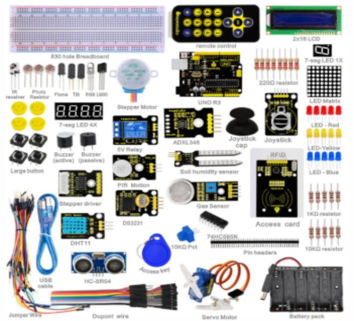 [KS0078] New keyestudio super learning kit with UNO R3 for Arduino Starter