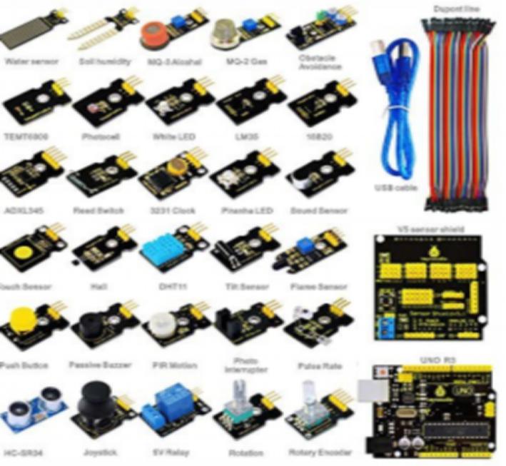 [KS0083] New keyestudio New Sensor Kit with UNO R3 for Arduino Starter