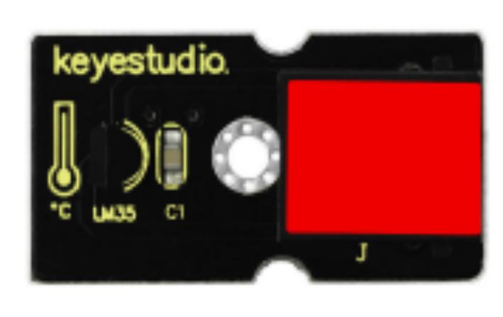 [KS0123] Keyestudio EASY Plug LM35 Temperature Sensor Module for Arduino