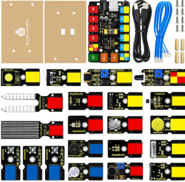 [KS0158] keyestudio easy plug learning kit for Arduino starters