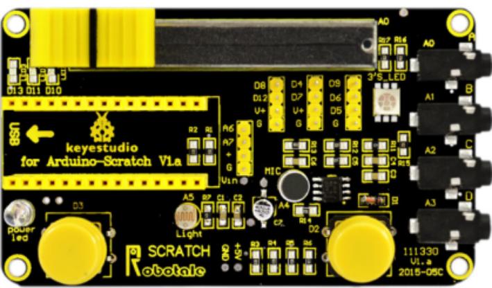 [KS0165] Keyestudio Robotale SCRACH shield