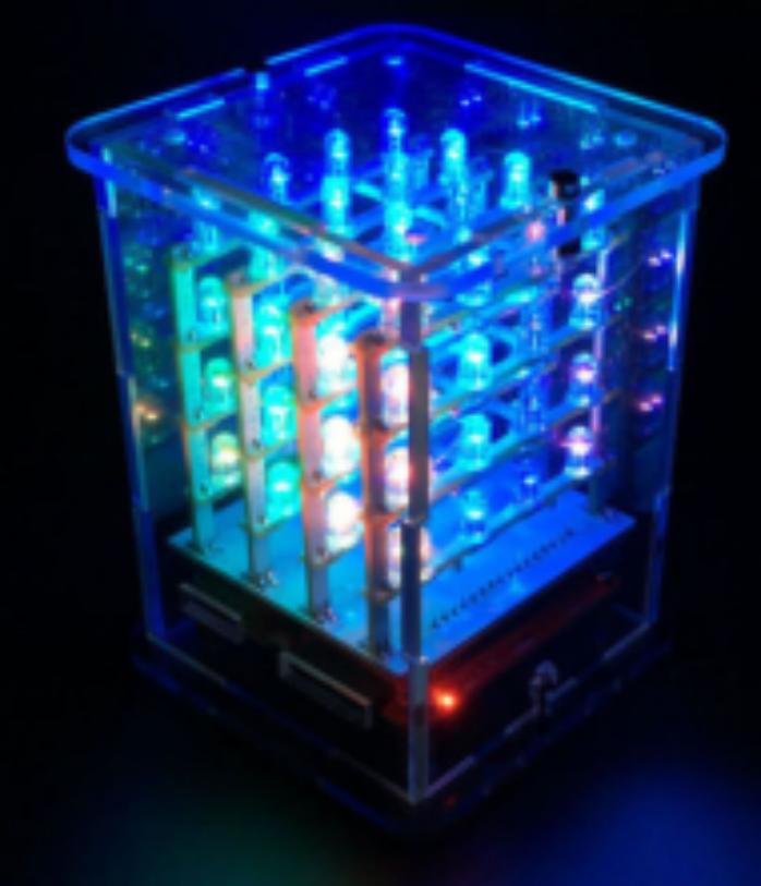[KS0177] 下架 Keyestidio 4*4*4 RGB LED CUBE Kit for Arduino