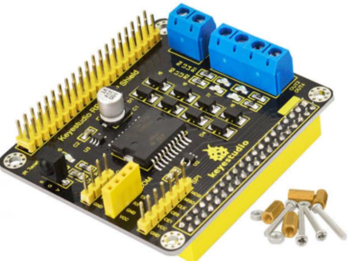 [KS0218] keyestudio RPI L298P Motor Drive Shield