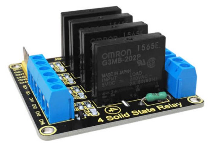 [KS0265] Keyestudio Four Channel Solid State Relays module