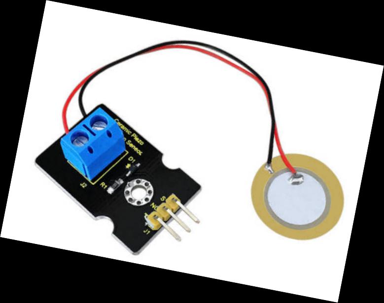 [KS0272] Analog Piezoelectric Ceramics Vibration Sensor