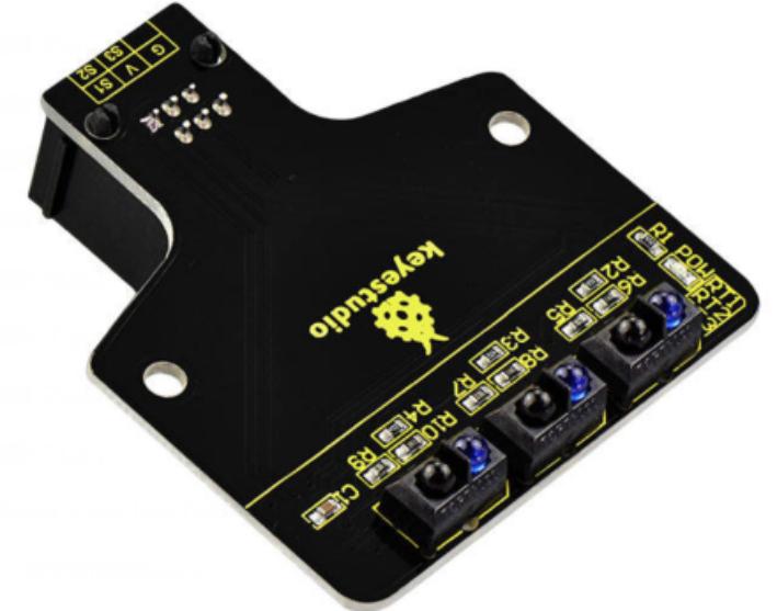 [KS0352] Keyestudio KEYBOT Programmable Robot 3- way Line Tracking Sensor