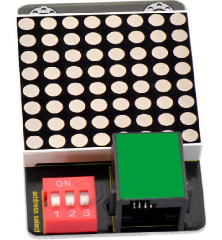 [KS0395] KS0395 EASY plug 8x8 LED Matrix Module I2C Address Select
