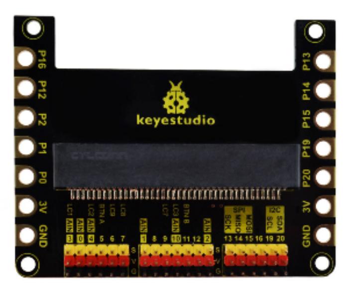 [KS0432] keyestudio 3V Sensor Shield For BBC micro:bit