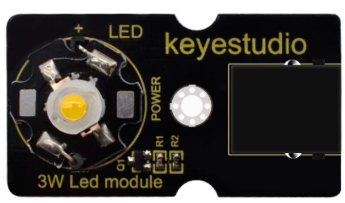 [KS0439] Keyestudio EASY Plug 3W LED Module for Arduino