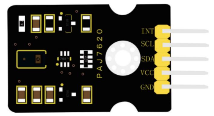 [KS0458] 待定 Keyestudio PAJ7620 Gesture Recognition Sensor Module