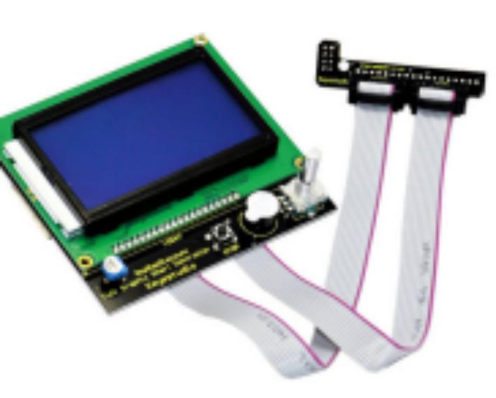 [KS0476] keyestudio RAMPS1.4 / 12864 LCD control panel +Cable +adapter