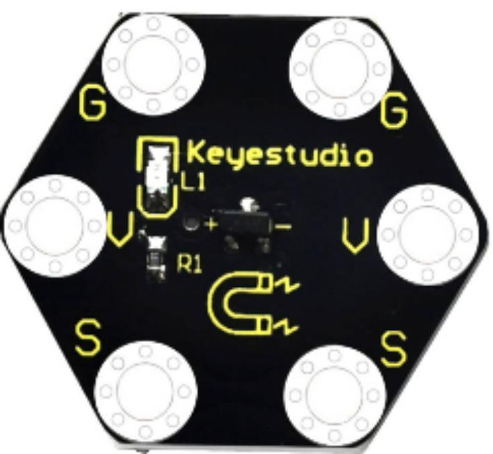 [KS0492] Keyestudio Micro bit Honeycomb Hall Magnetic Sensor