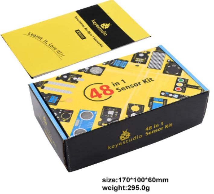 [KS0522] Keyestudio 48 in 1 Sensor Kit carton box packing