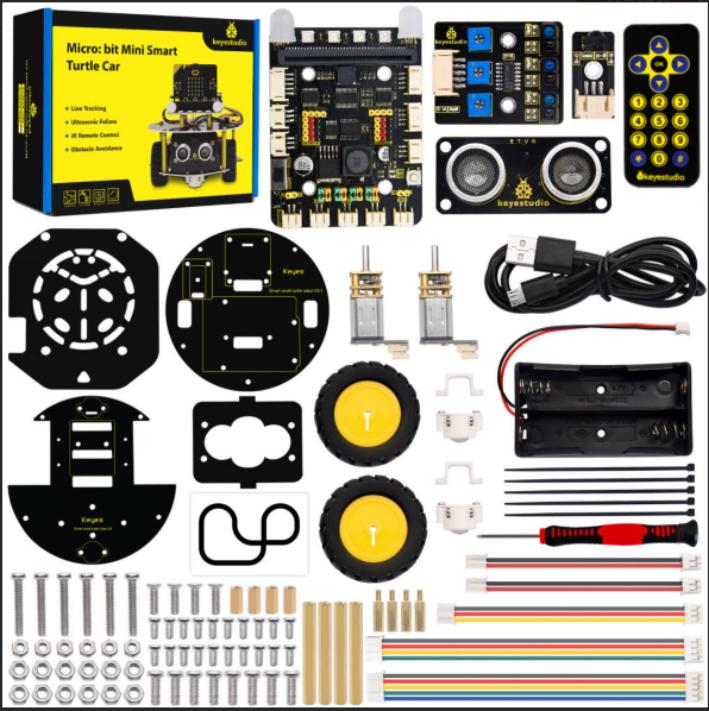 [KS4014] keyestduio turtle-bit robot car for micro bit without micro bit board