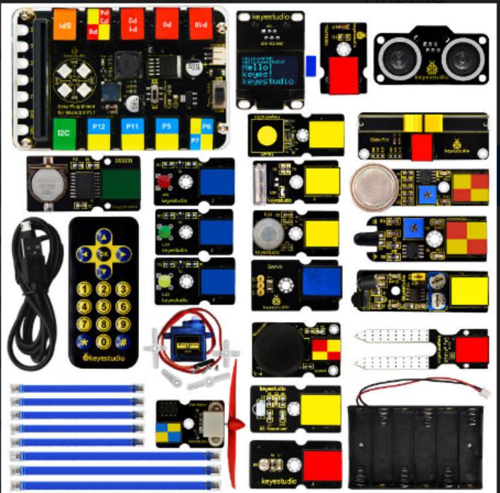 [KS4022] EASY Plug Ultimate Starter Kit for BBC Microbit STEM EDU （without microbit board）