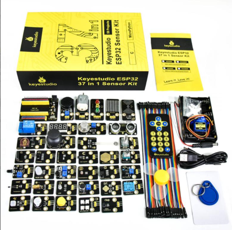 [KS5006] Keyestudio ESP32 37 in 1 Sensor Kit without ESP32 Board