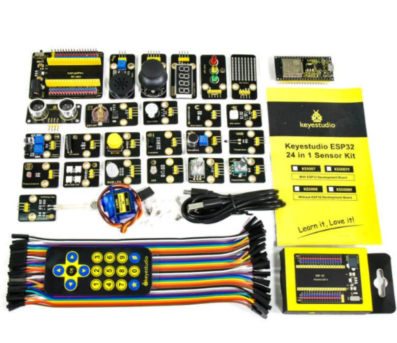 [KS5007] Keyestudio ESP32 24 in sensor kit with board