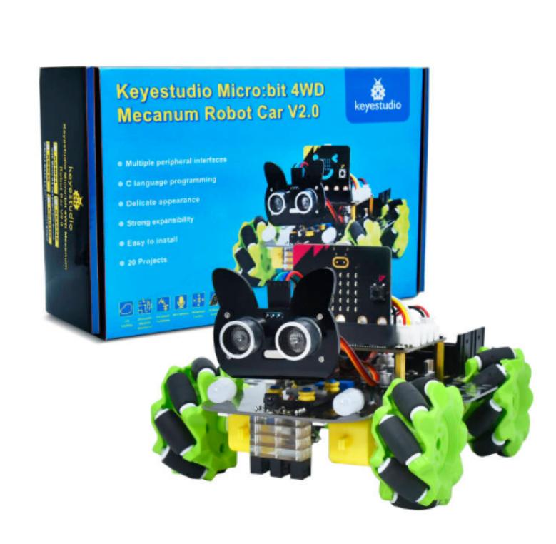 [KS4035] Keyestudio micro bit 4WD Mecanum without board
