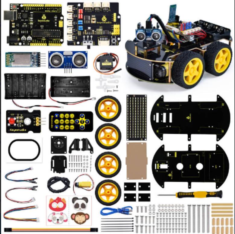 [KS0559] Keyestudio 4WD Robot for ARDUINO