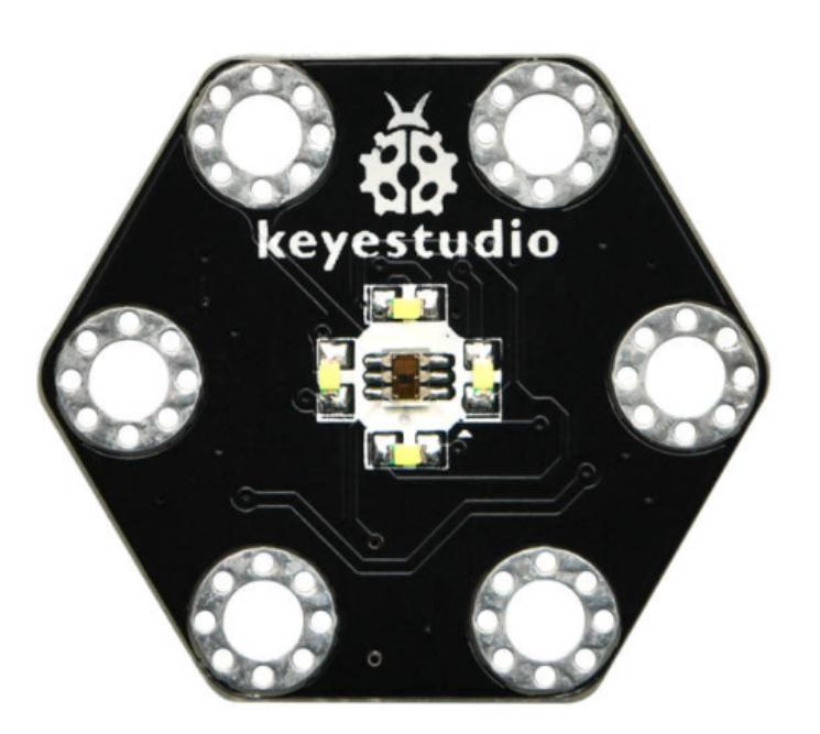 [KS0494] Keyestudio micro bit honeycomb TCS34725 Color Sensor Black Eco-friendly