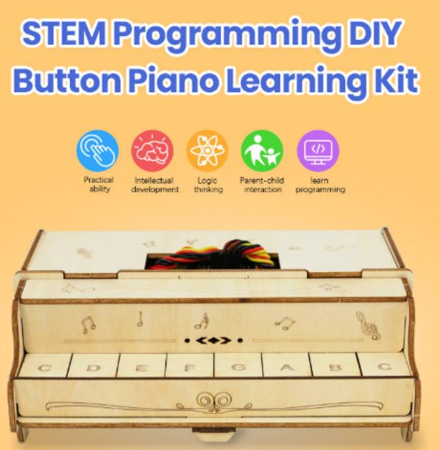 [KS0801] STEM Programming DIYButton Piano Learning kit