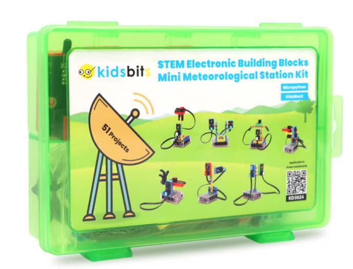 [KD3024] STEM Electronic Building Blocks Mini Meteorological station kit
